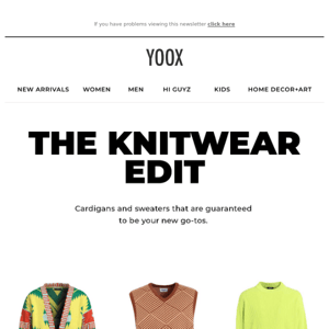 The Knitwear Edit > Cardigans, crewnecks and more