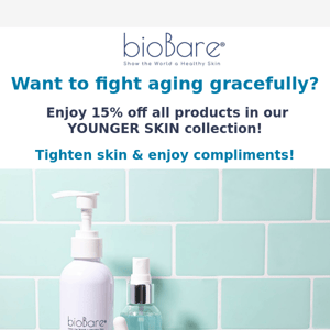Tighten skin for a more youthful complexion!