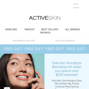 Say Goodbye to Blemishes with Our FREE $85 Gift! 🔥😍