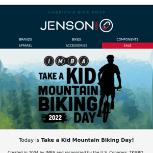 Take a Kid Mountain Biking Day!