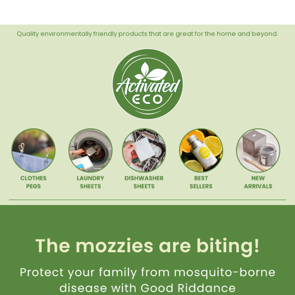 Summer is here and so are the mozzies! 🦟