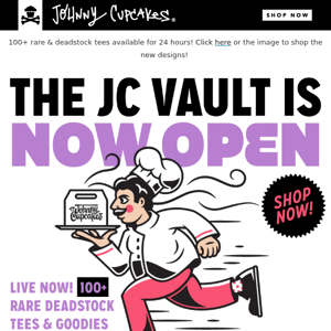 The JC Vault is open