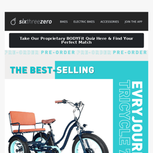 Our Best Selling E-Trike, Reinvented