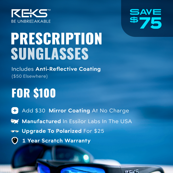 Never Before! Prescription Sunglasses $100 Complete!