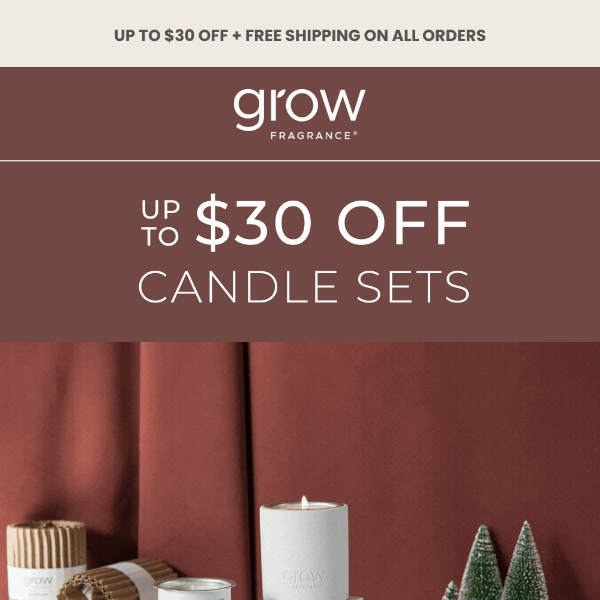 Don't miss our ONLY candle sale of the year! 🔥