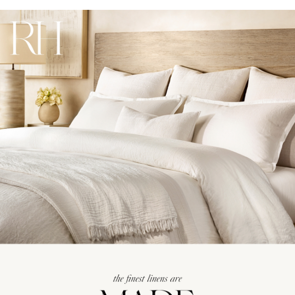 The Finest Bedding is Made in Italy. Explore Collections by Carlo & Guido Bertelli.