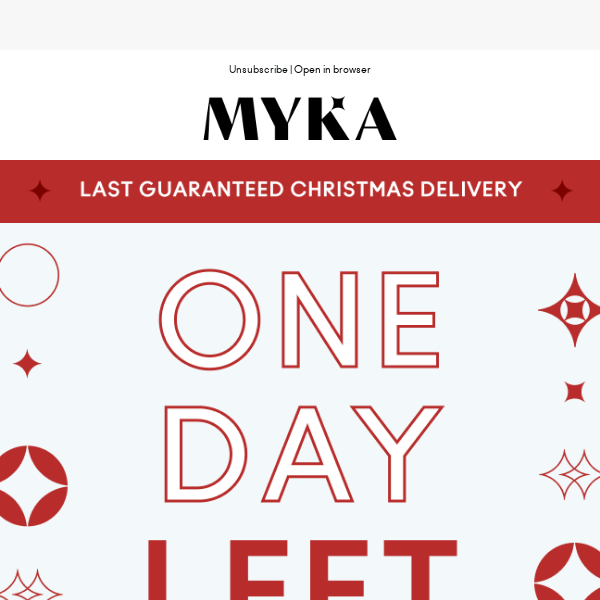 🎅 Guaranteed Christmas Delivery is Almost Over