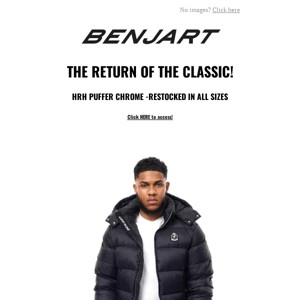 The Essential Benjart Puffer - The HRH Puffer Chrome - More Sizes Added! Benjart.com