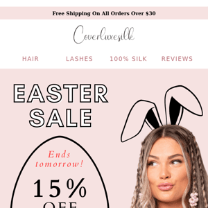 Time's running out - Shop Today! 🐰