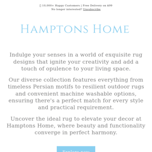 Transform Your Home with Hamptons Style Rugs