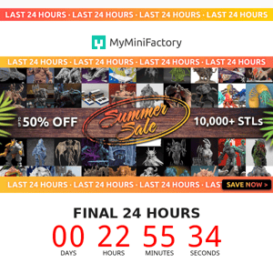 Summer Sale: FINAL 24 HRS!