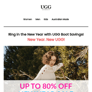 ⏰Ring in the New Year with UGG Boot Savings! 👢