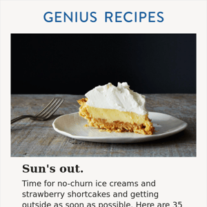 35 easiest Genius summer desserts.