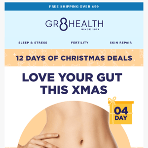 Love Your Gut This Xmas 🎄! Up To 20% Off Leading Brands