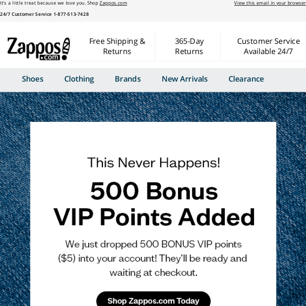 Approval Granted: 500 Bonus VIP Points Added!