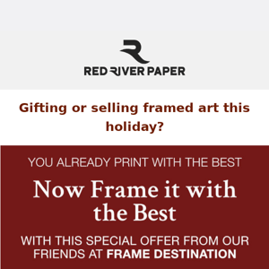 15% Off Special Offer on Frames for Your Art