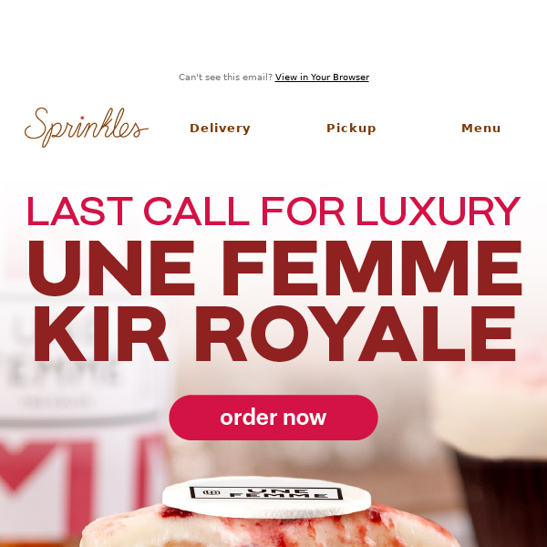 Last Call! Une Femme Kir Royale 🍾