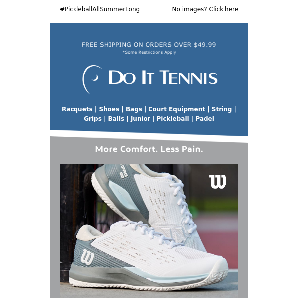 👟 Buy 1, Get 1 50% Off Pickleball Shoes