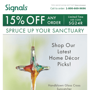 Your 15% off is HERE. Save TODAY!