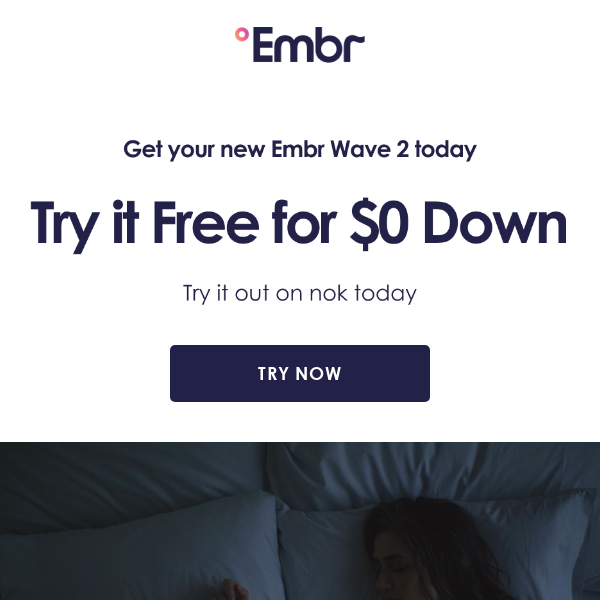 Get your Embr Wave 2 for $0 Down