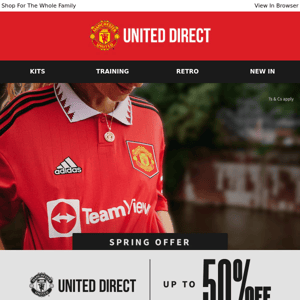 Up To 50% Off Home, Away & Third