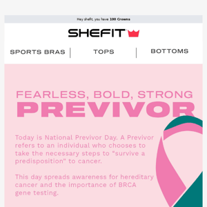 Today is National Previvor Day