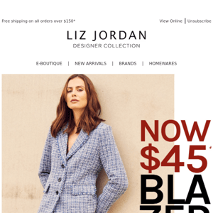 The need-to-know blazer now $45