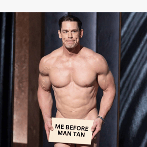 👀 Man Tan at The Oscars?