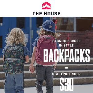 Huge Selection Of Back-To-School Backpacks!