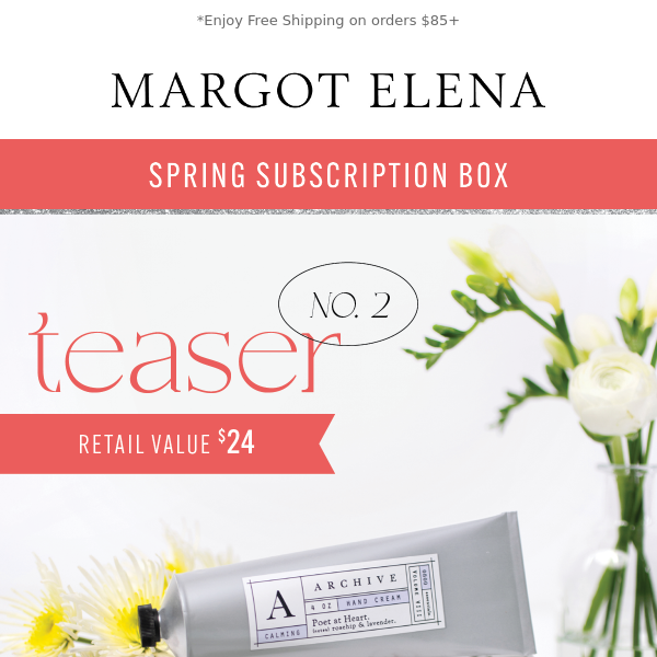 Peek inside our Spring Sub Box…Teaser #2 is Here!