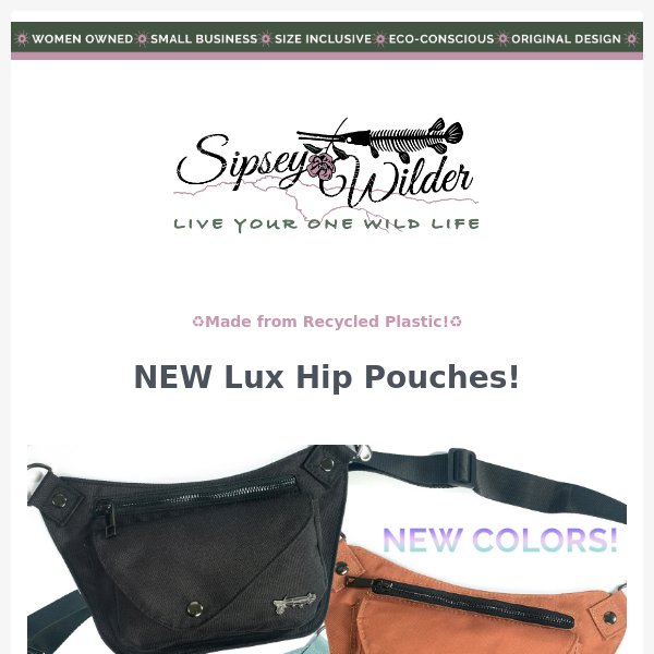 NEW Lux Hip Pouch Solids! 😍