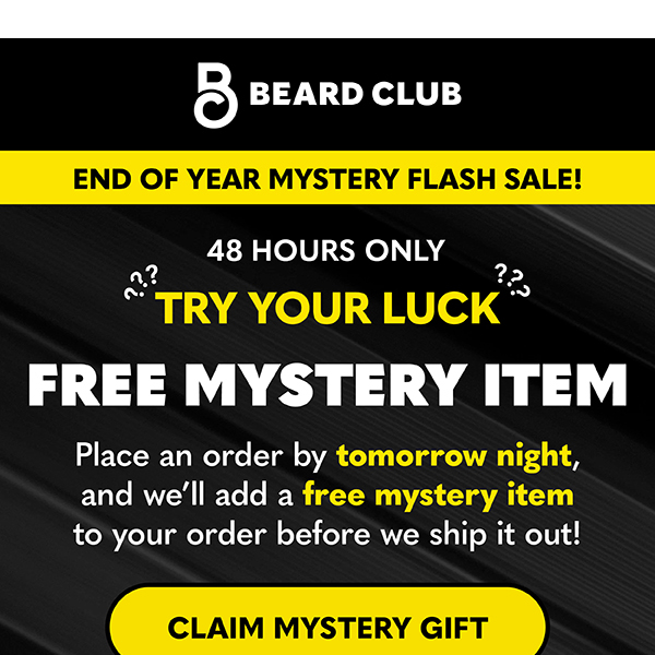 A free mystery gift is yours!