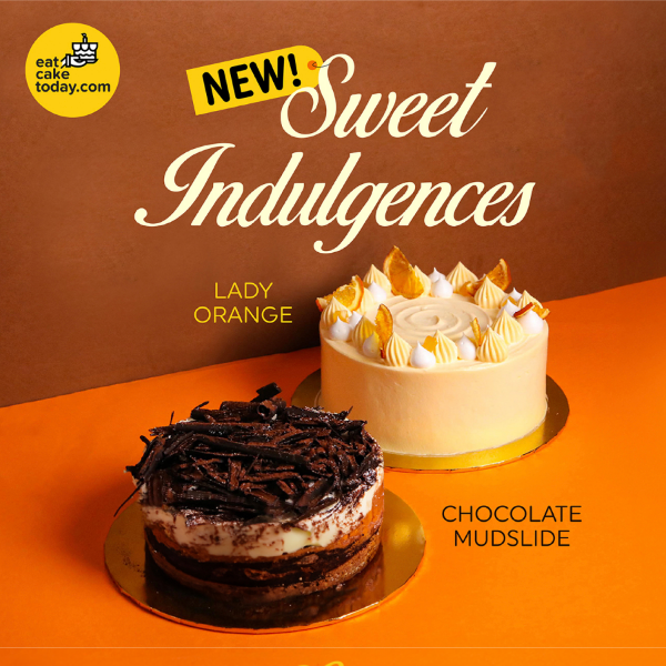 NEW CAKES! 😋 Chocolate & Orange Goodness