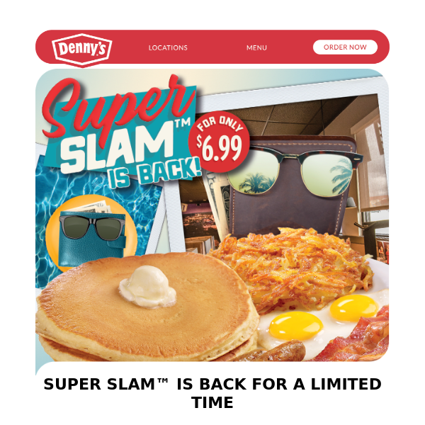 Denny's Brings Back The Much-Loved Breakfast Super Slam