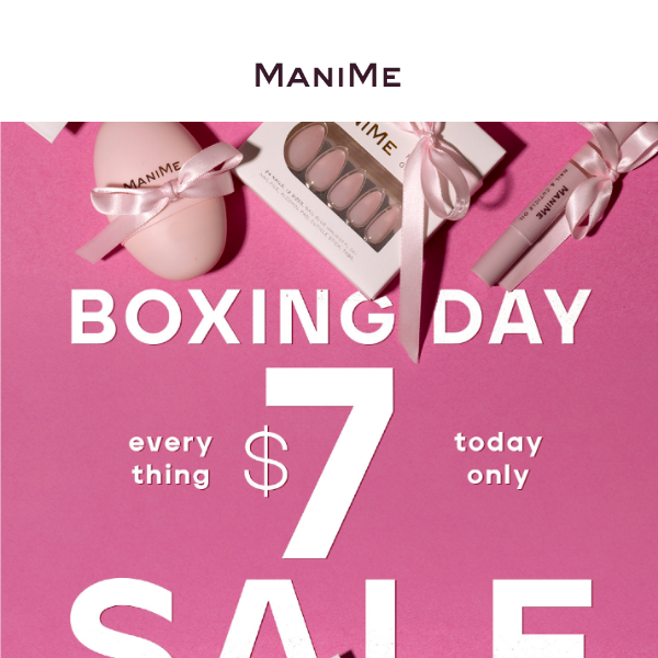 It's…… TIME!!! Boxing Day SALE