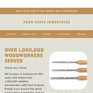 FREE Pen Making DVD at Penn State Industries