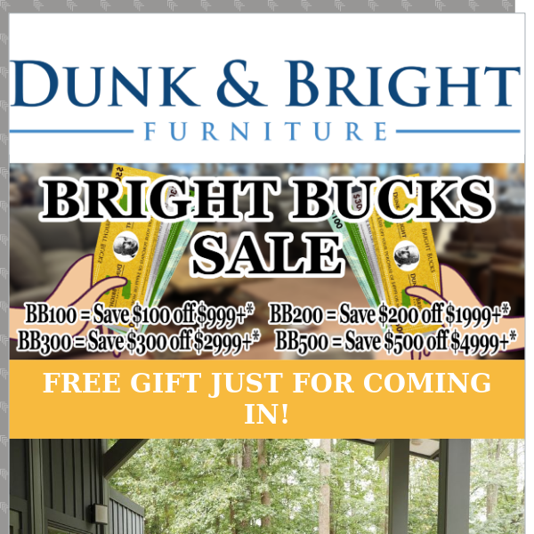 Friends & Family, Our Bright Bucks sale is back!