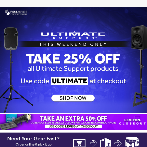 The Ultimate Sale: The 25% OFF all Ultimate Support products