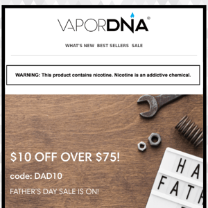 Don't miss out our Father's Day sale!