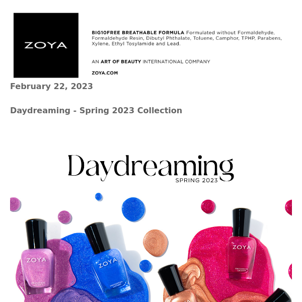New ZOYA:  Daydreaming Spring Collection
