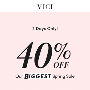 The Spring Styles We Love Are 40% Off 🎉