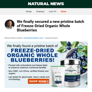 We finally secured a new pristine batch of Freeze-Dried Organic Whole Blueberries