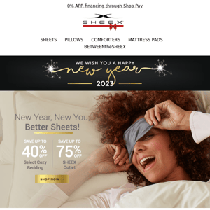 Find Better Sleep in 2023 with SHEEX!