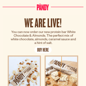 White Chocolate & Almonds is here!🤍