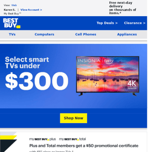 Shop smart TVs at incredibly low prices right now.