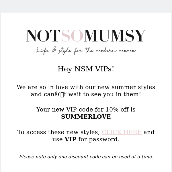 VIP FIRST ACCESS TO OUR BRAND NEW SUMMER STYLES ☀️😍