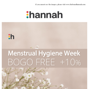 🥰Menstrual Hygiene Week SALE! BOGO FREE + 10% 🥰