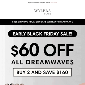 Early Black Friday Bonanza: Massive Discounts at Wylera Hair! 🎉