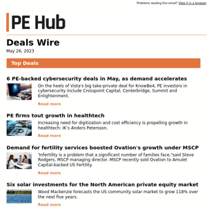 6 PE-backed cybersecurity deals in May, as demand accelerates