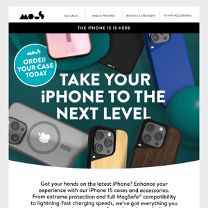 Protect your new iPhone 15 with a Mous case